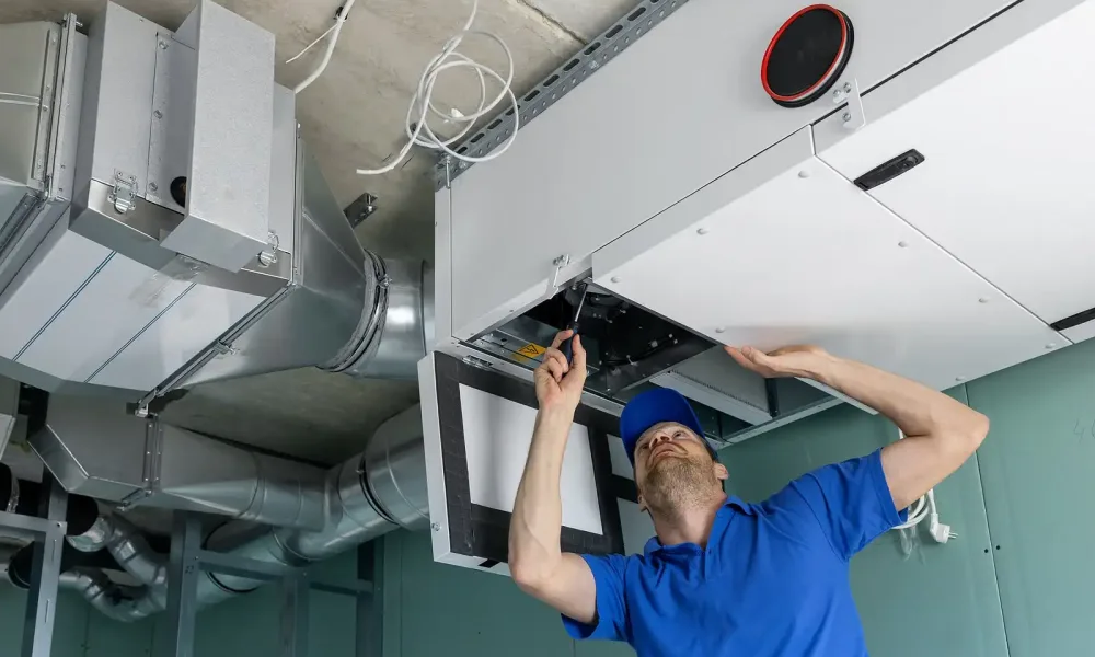 HVAC UV Light Installation